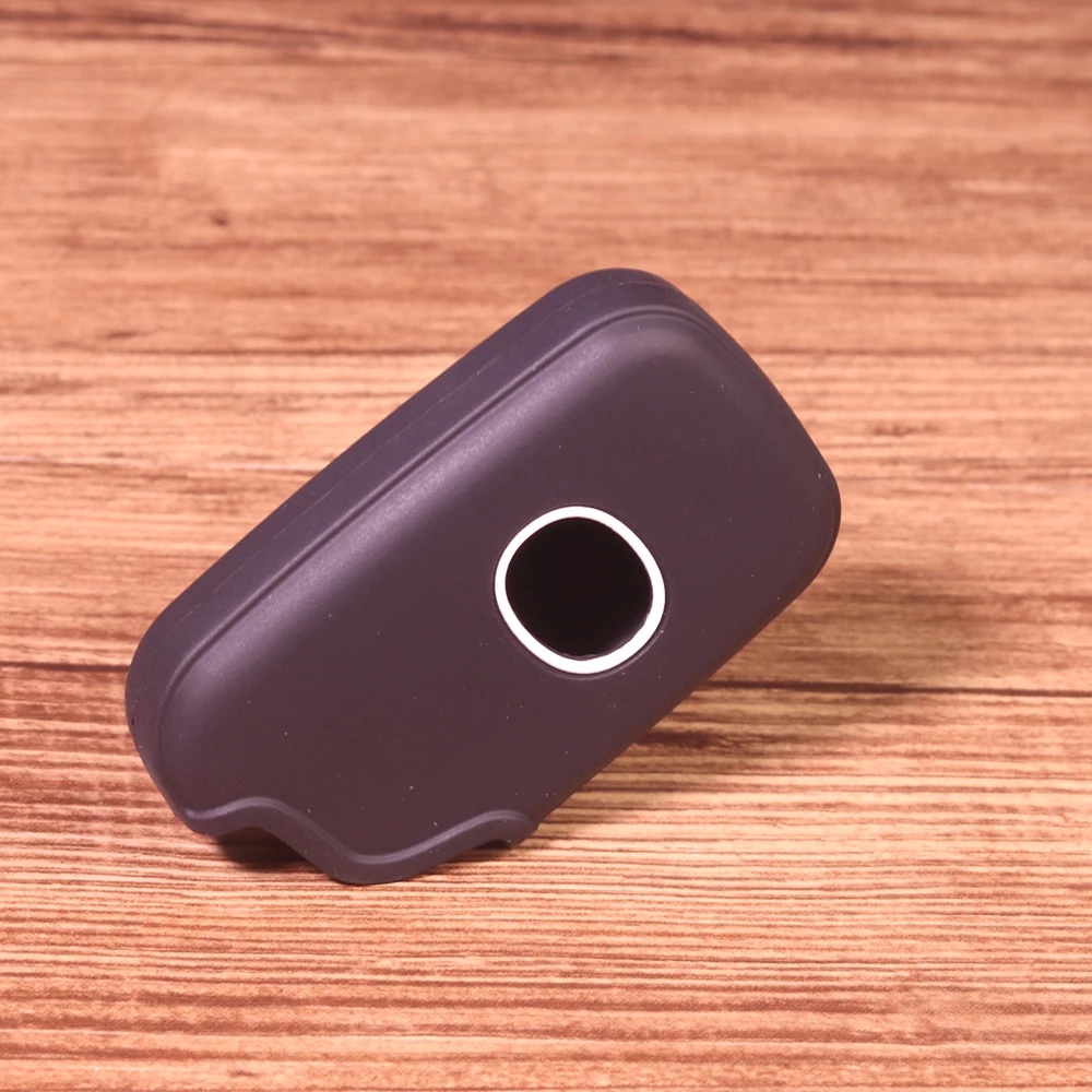 Черный силиконовый чехол для автомобильного ключа дистанционного управления с 4