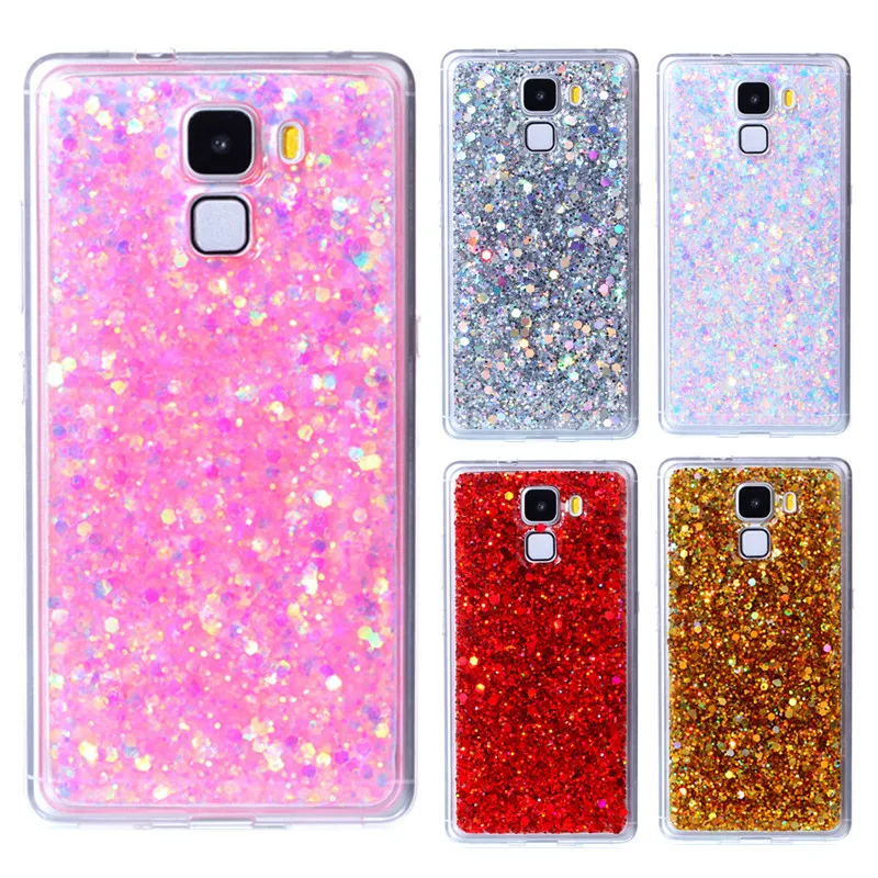 For Case Huawei Honor 7 Cover Glitter Bling Shiny for coque Soft Silicon Phone 5.2 inch |