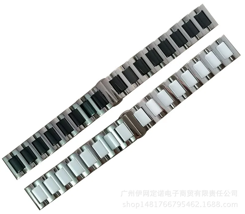 Ремешок для часов из нержавеющей стали керамический ремешок 22 мм | Наручные часы