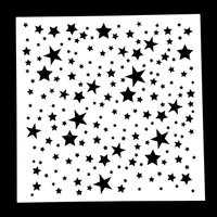 twinkle star shaped reusable stencil airbrush painting art diy home decor scrap booking album crafts 1pc