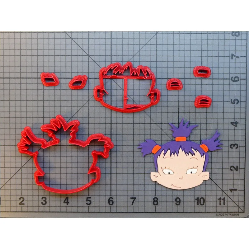 Мультфильм характер Rugrats Kimi резак для печенья мастики на заказ 3D печатные