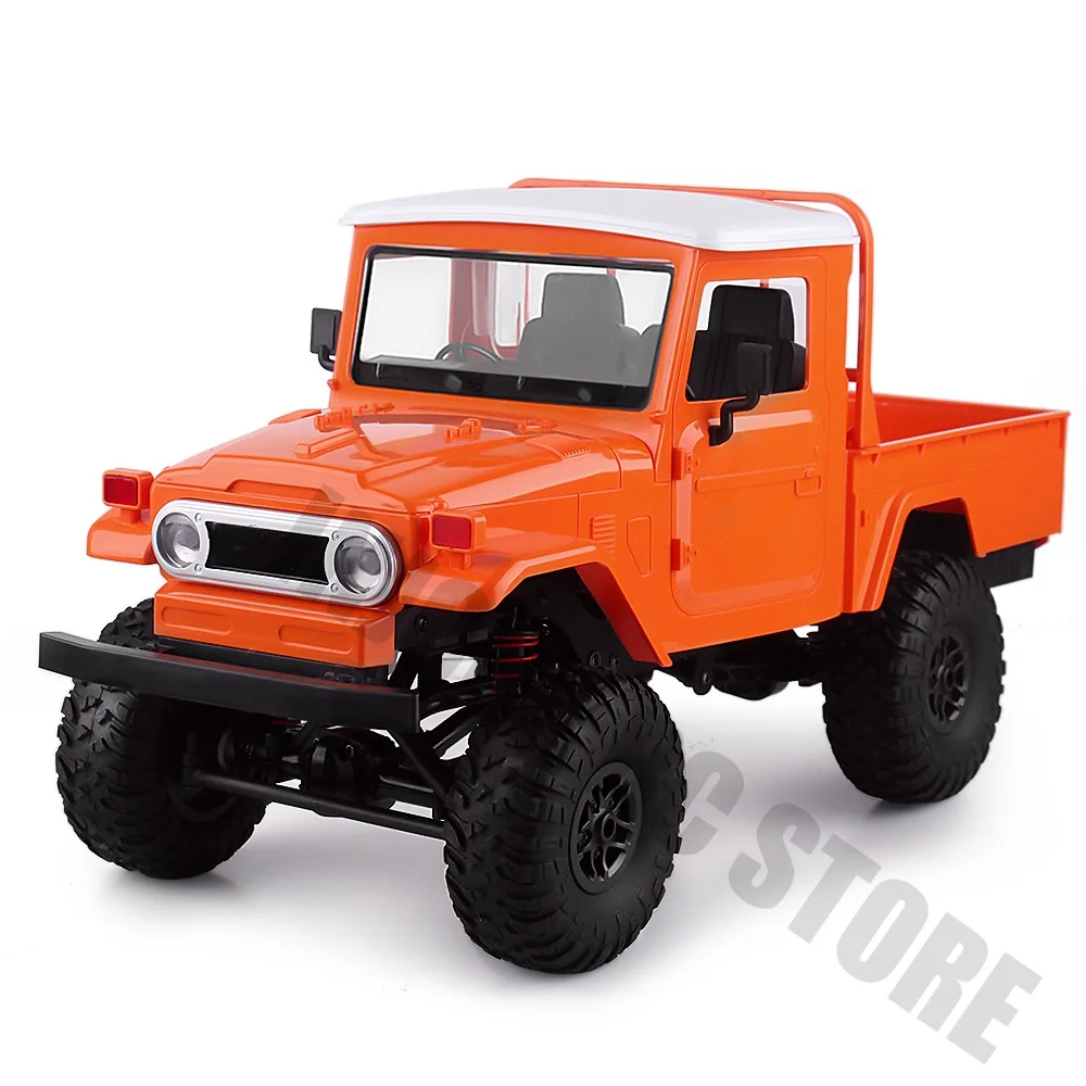 Orange 2,4G 4X4 колеса 1/12 Масштаб RC автомобиль дистанционного управления грузовик игрушки MN-45 WPL FJ45 RTR версия пикап - Цвет: Orange