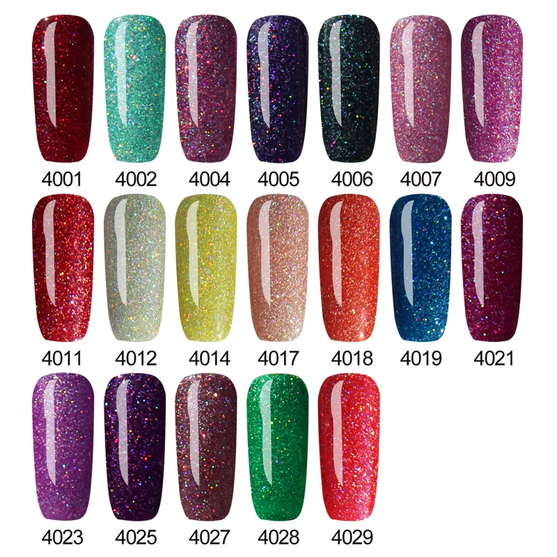 Набор неоновых гель-лаков Zation для УФ-лампы 8 мл Полупостоянный лак ногтей