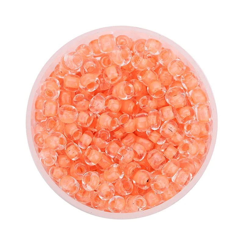 SAUVOO 500pcs/lot 8 Colors Glass Seed Beads Bulk Spacer Transparent Loose for DIY Women Jewelry Findings F7534 | Украшения и
