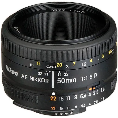 Объектив Nikon 50mm f/1.8D объектив Объективы для D90 D300 D7000 D7100 D7200 D7300 D700 D800 D810 D750 D610 D500 D4s