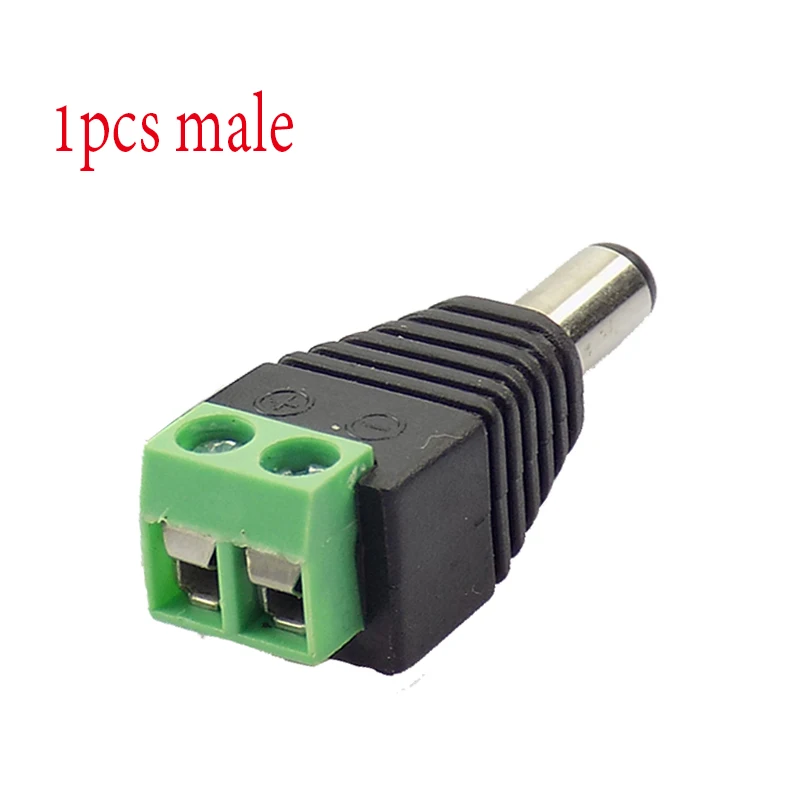 DC male plug AC DC 12 В 2A 2000ma адаптер питания адаптер ЕС Великобритания AU США Штекер 5,5*2,5 мм настенное зарядное устройство для DC Мужской Женский светодиодный светильник - Цвет: DC male plug