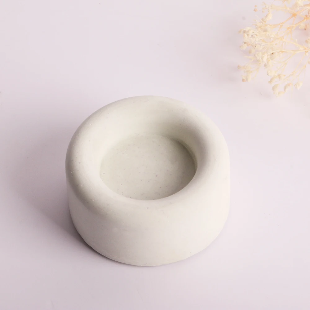 Loft novelty romantic candlestick cement simple wind home decoration candlelight dinner props | Дом и сад