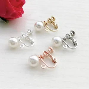 REGELIN 10 шт.лот U-образный винт из нержавеющей стали, зажим для сережек, настройки 8 мм, основа для бусин, пустая рамка, подходит для изготовления ювелирных изделий сделай сам