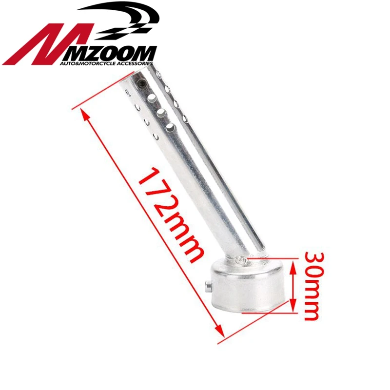 48mm Motorcycle Angled Exhaust Muffler Insert Baffle End Can DB Killer Silencer elbow 175MM Length | Автомобили и мотоциклы