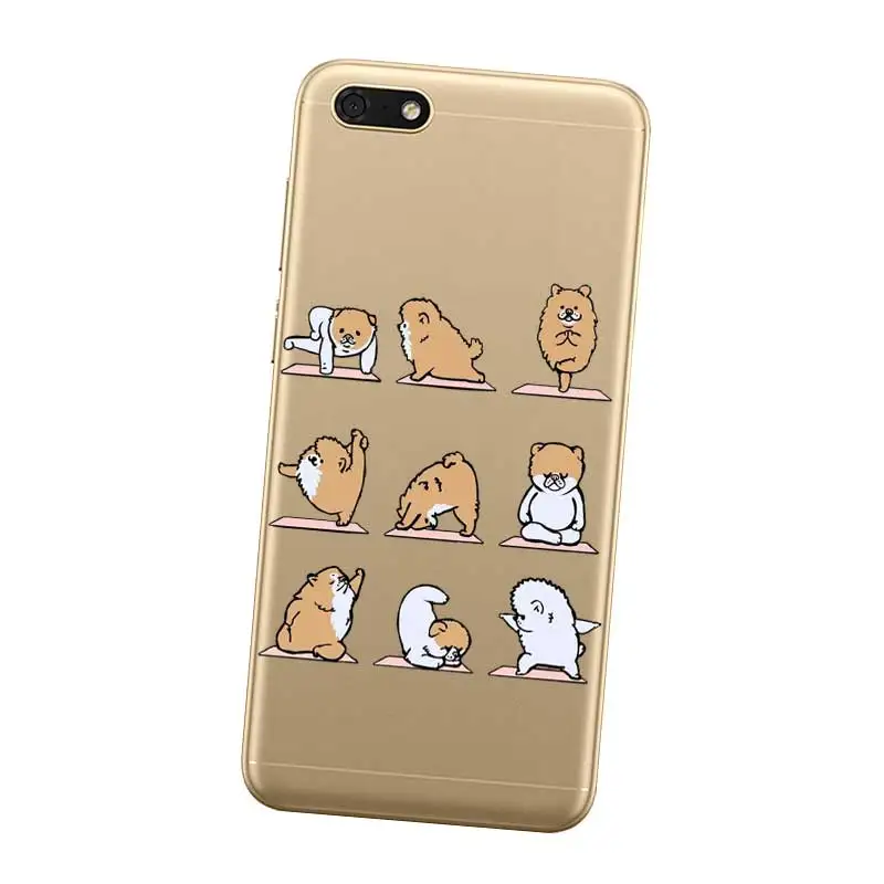 N476 Йога товары для кошек и собак Мягкие ТПУ силиконовый чехол Huawei NOVA 2 2i S 3 3e 3i 4 4e
