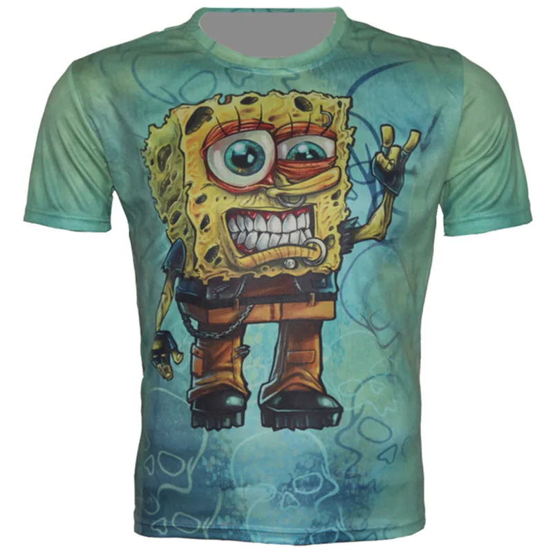 2018 Summer Children New Fashion Clothes Cartoon Print 3D T-Shirt Cool Boy Girl Casual Short Sleeve Fit Height 95-155CM | Детская одежда