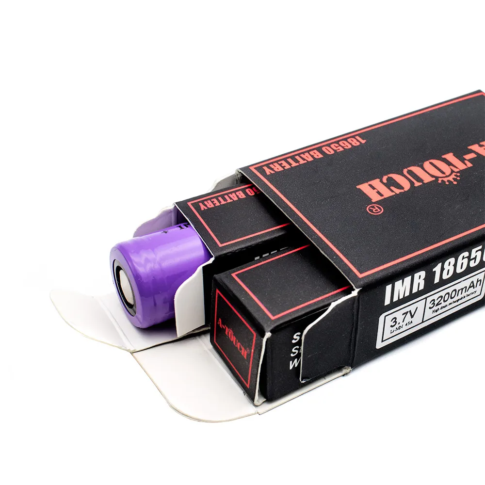 Электронная сигарета 18650 батарея A touch IMR 3200mAh 3 7 V 45A Li Battery для Vape Box Mod 2 ⑤