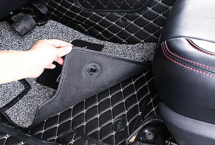 Стайлинга автомобилей пользовательские автомобильные коврики подходят для Corolla Levin Hybrid- коврик на полу автомобильные аксессуары