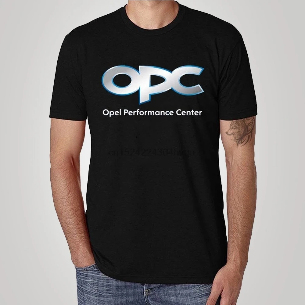 Модные обычные хлопковые с коротким рукавом Opc Opel производительность центр Мотоспорт, гонка Gt Мужская Классическая футболка wo Мужская футболка