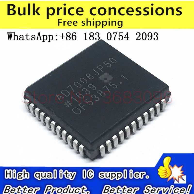

Free Shipping 2pcs/lot AD7008 AD7008JP50 AD7008JP20 AD7008AP20 PLCC-44 In Stock