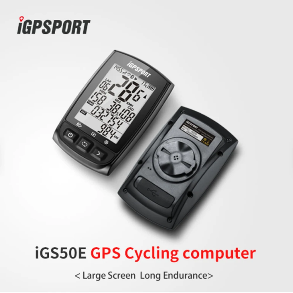 I gps порт gps iGS50E велосипедный Компьютер Водонепроницаемый IPX7 ANT+ беспроводной Спидометр велосипедный Цифровой Секундомер Велосипедный спидометр