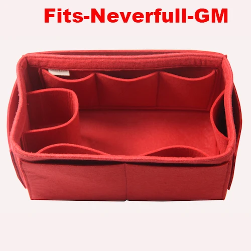 Neverfull-GM Подходит Neverfull восхитительный Speedy25 30 35 40 keepall кошелек Вставить пеленки мешок войлочная сумка Организатор сумка(w/молоко держатель бутылки воды - Цвет: Neverfull-GM