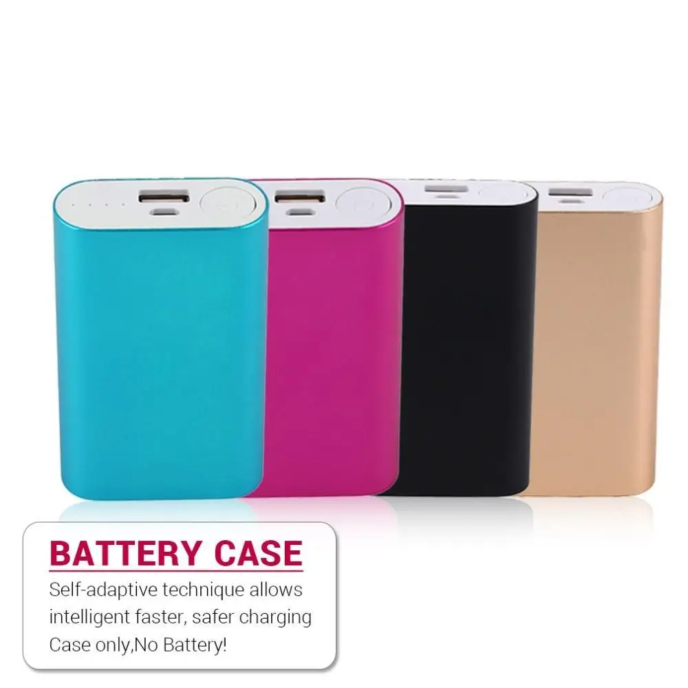5600 мАч портативный размер usb Зарядка Внешний внешний аккумулятор чехол 2*18650