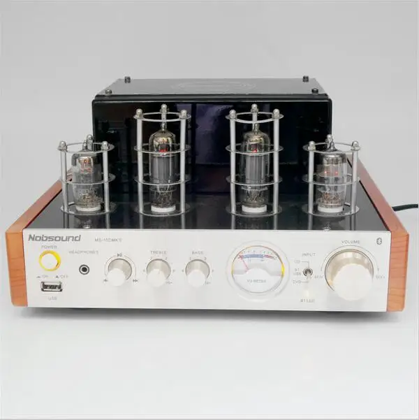 Nobsound MS 10D MKII Hifi 2 0 вакуумный трубчатый усилитель USB/Bluetooth домашний аудиоусилитель 25