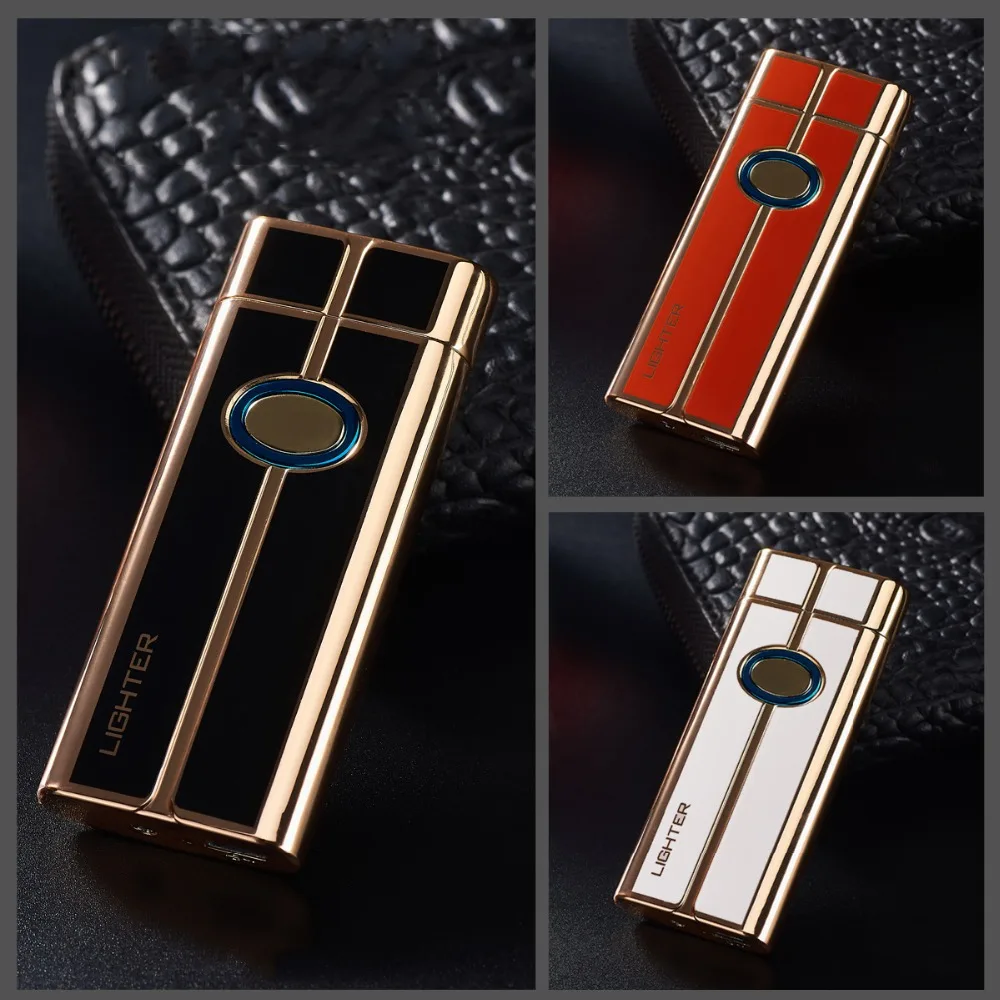 Top Quality Plasma Electronic Lighter Double Arc Cgarette High Voltage Current Pulse USB Charging Cigar | Дом и сад