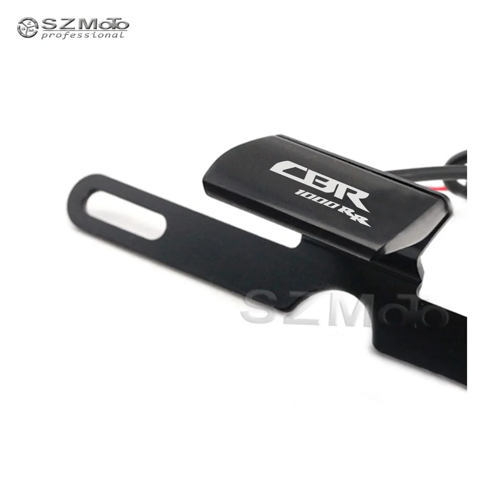 

Задний фонарь для мотоцикла Honda CBR1000RR CBR 1000RR, светодиодный светильник номерного знака с логотипом, зеленый