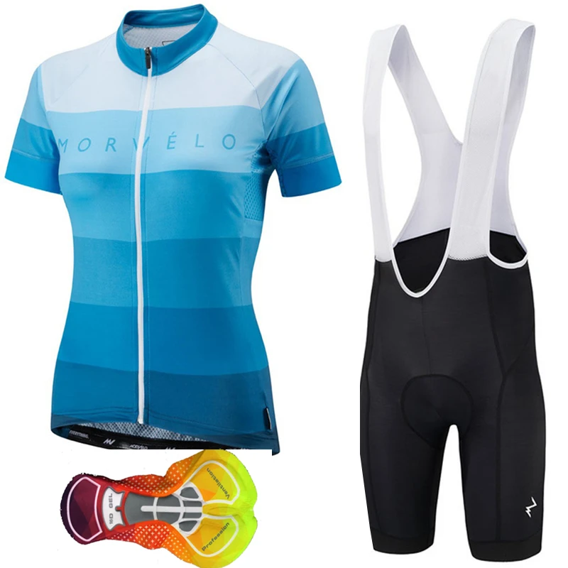 Ropa ciclismo Morvelo 2019 командная велосипедная Джерси с коротким рукавом женская летняя
