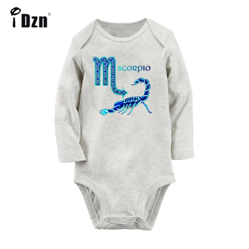 Боди для новорожденных с созвездиями лев скорпион стрелец дева драгоценные