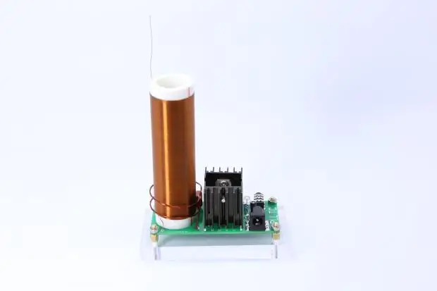 PLL SSTC Mini Tesla Coil может воспроизводить мобильный телефон/компьютерную музыку для