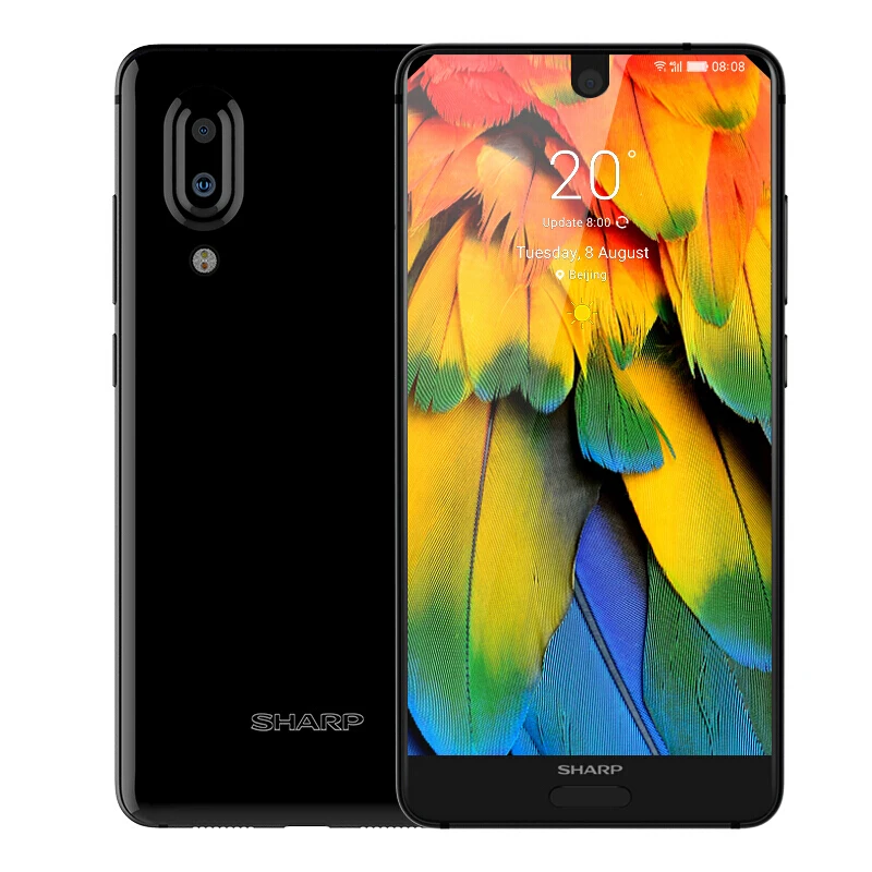 Оригинальные SHARP AQUOS C10 S2 глобальная версия 4 GB 64 Смартфон Snapdragon 630 Octa Core 5 ''nfc 12MP