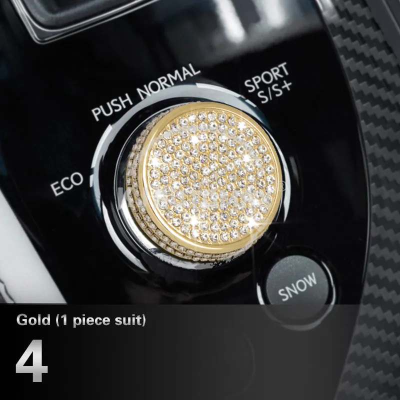 KJAUTOMAX Кристальное украшение для LEXUS GS300 200T300H 450H кнопка запуска двигателя логотип инструмент Outle наклейка кольцо-часы
