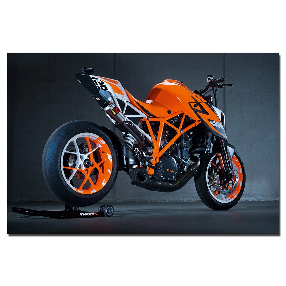 KTM 1290 Super Duke Muscle настенные художественные плакаты из ткани с тканевым принтом для