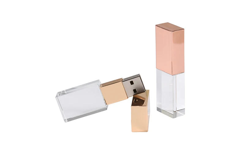 JASTER логотип Кристалл Usb 2,0 флэш-накопитель с подарочной коробкой 2 ГБ 4 ГБ 8 ГБ 16 ГБ 32 ГБ 64 ГБ