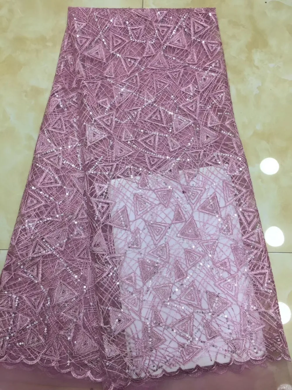 

african cord lace fabric 2019 high quality french tulle lace fabric Unique New embroidered net lace fabric for party dres