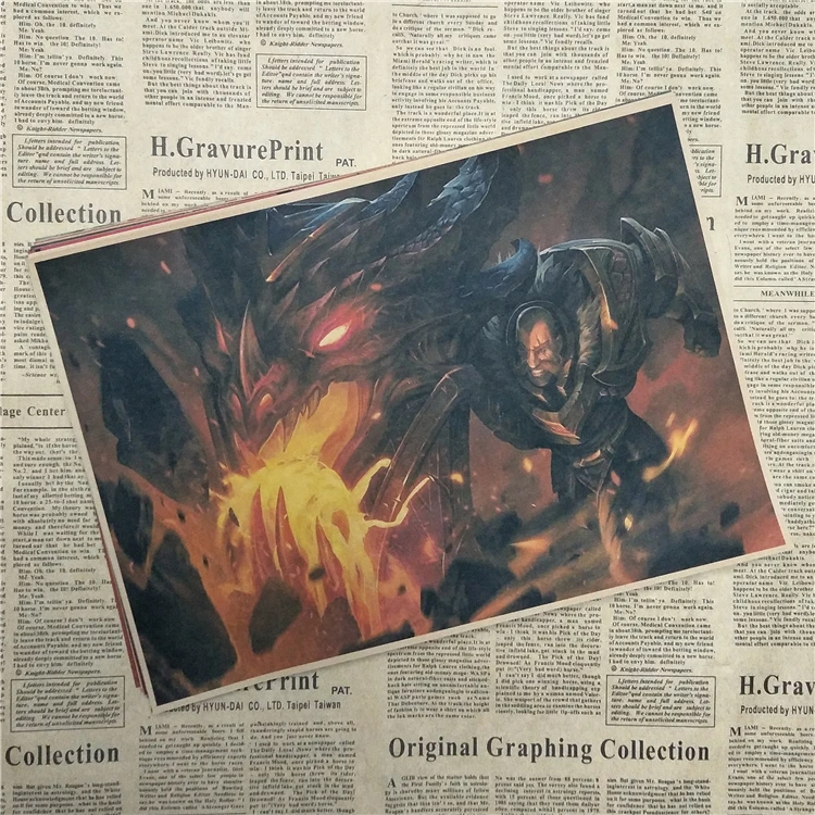 League of Legends C украшение для дома крафт-игра постер рисование ядра настенные