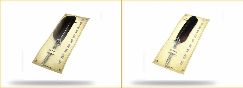 1 комплект перьевая ручка Chancery Quill косые ручки+ 5 шт. перьевая резные металла для причудливого каллиграфии винтажная ручка в стиле ретро