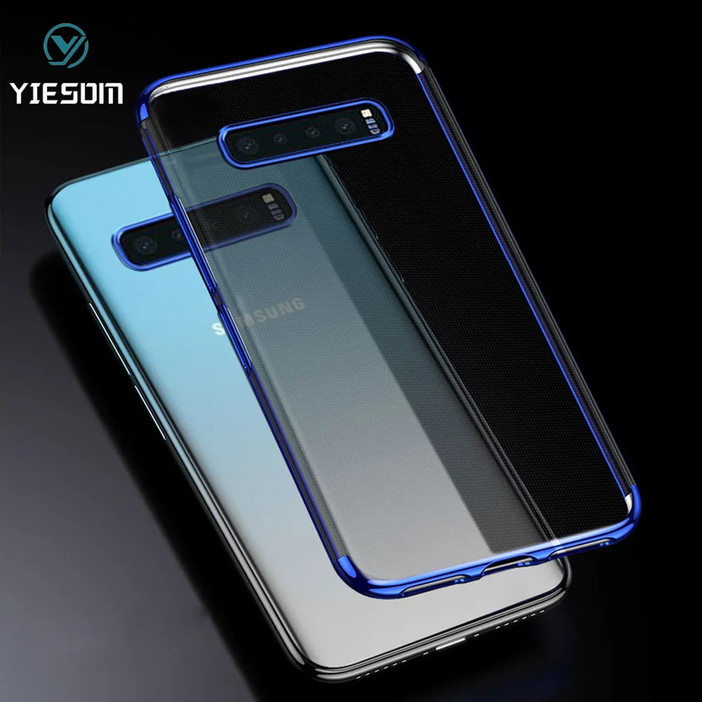 Чехол для Samsung Galaxy S10 Plus Ультратонкий Прозрачный мягкий силиконовый чехол из ТПУ
