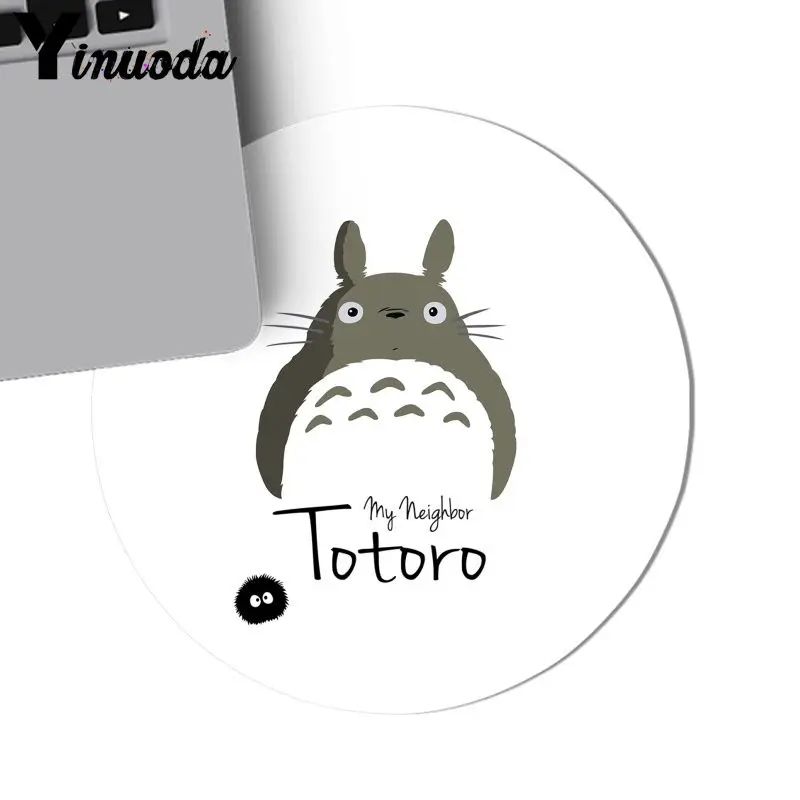 Yinuoda totoro аниме мягкий резиновый профессиональный игровой коврик для мыши