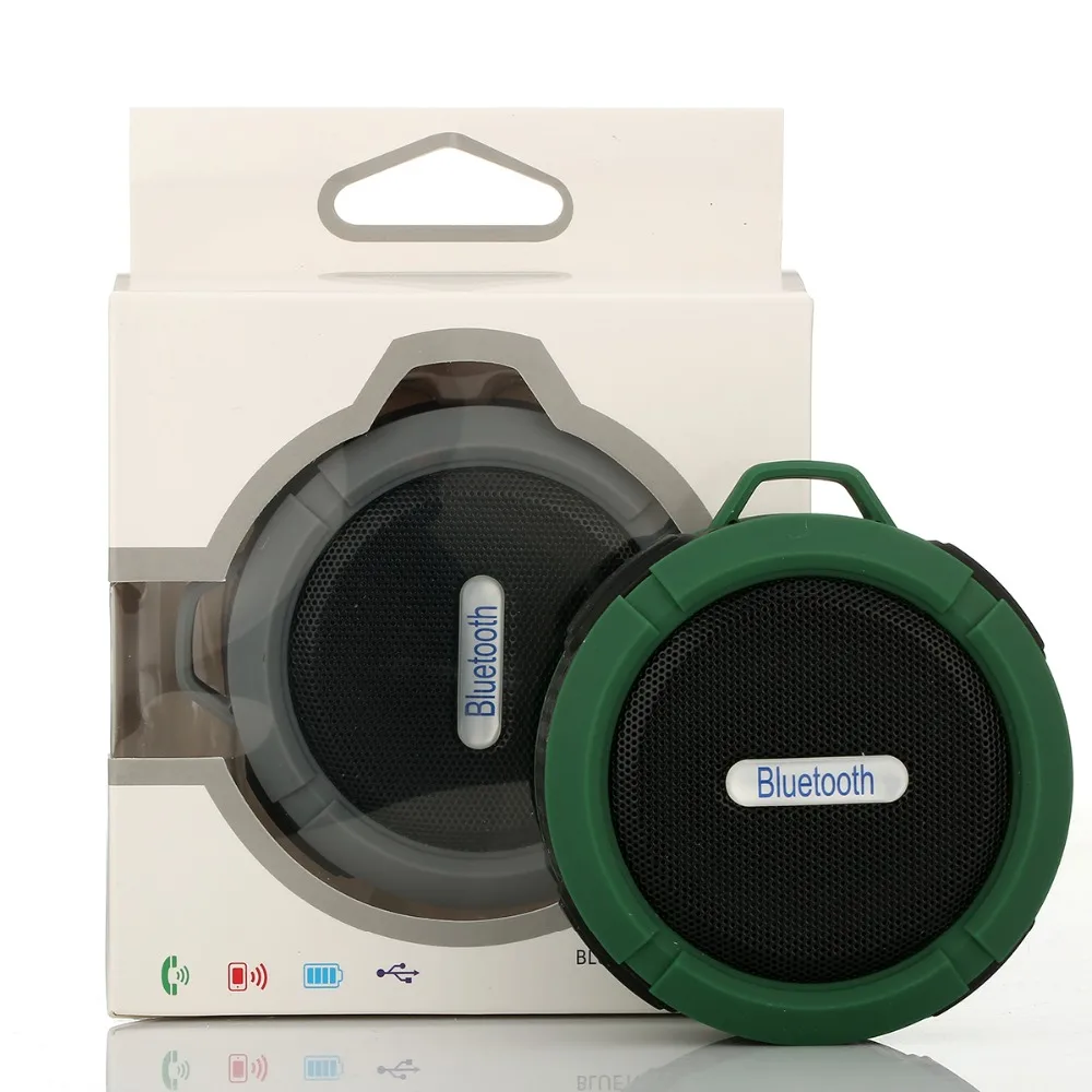 Водонепроницаемая Bluetooth Колонка Dbigness с крючком на присоске Портативная