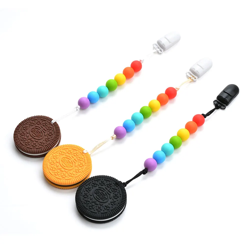 LOFCA силиконовые игрушечные печенья кулон ожерелье перевозчик безопасности