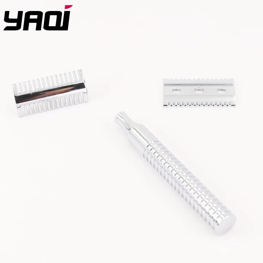 

Yaqi High Quality Chrome Color Light Safety Razor For Wet Shaving