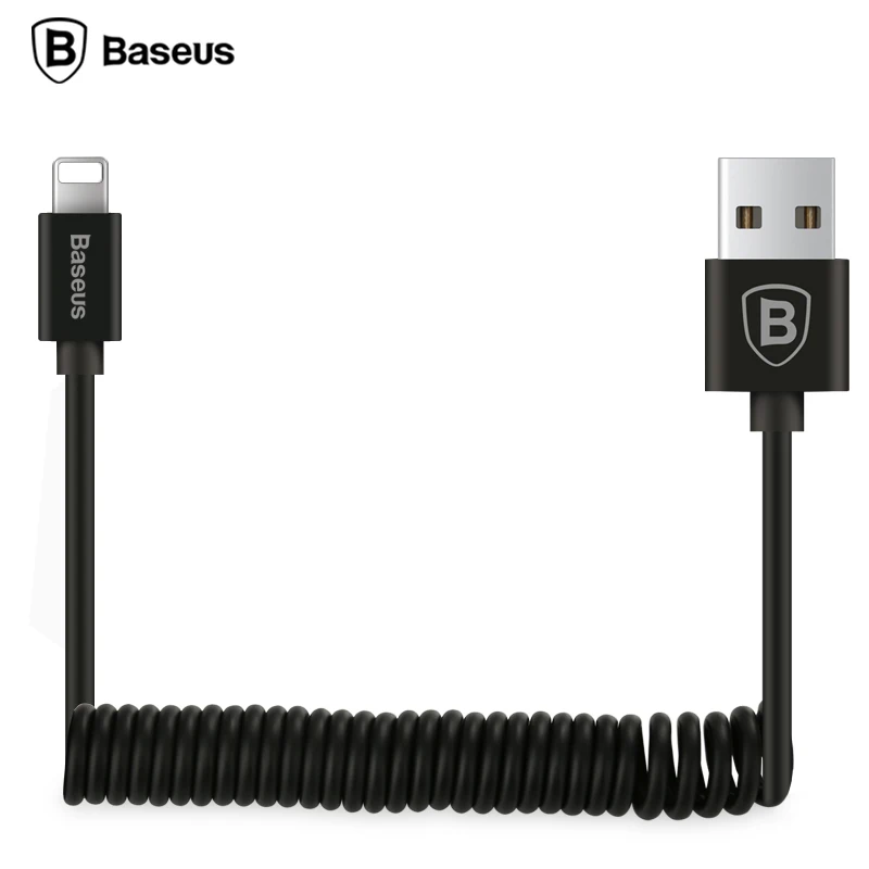 Гибкий эластичный 8 контактный USB 2 0 кабель Baseus для синхронизации данных и зарядки