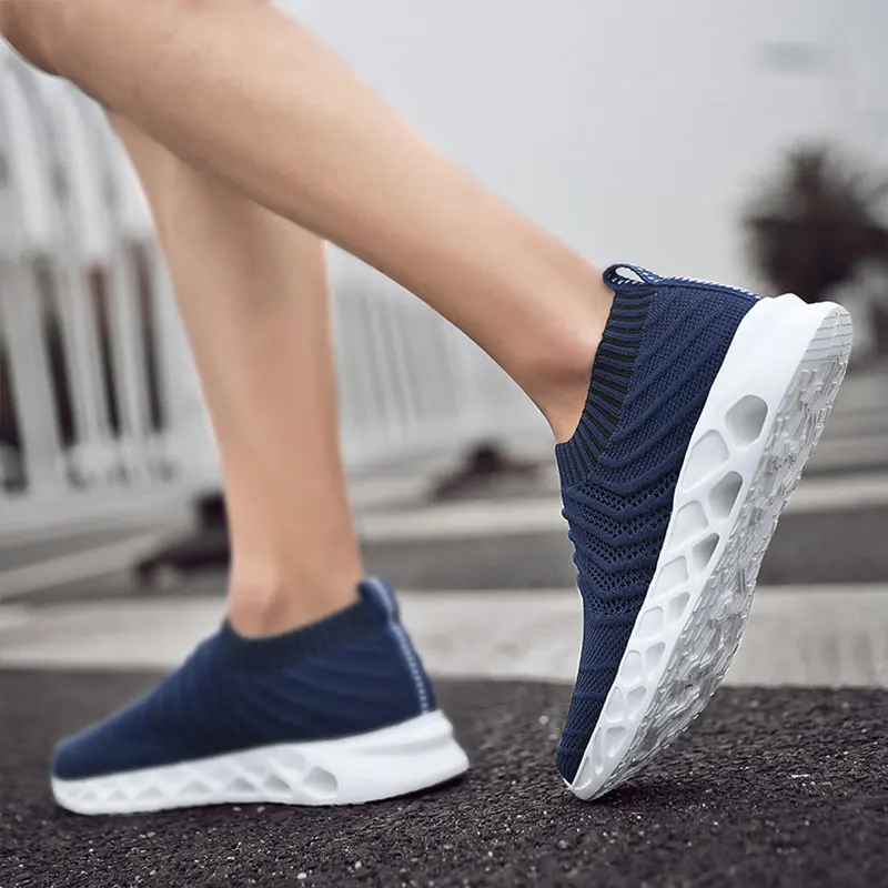 Мужская обувь для бега сетчатая Спортивная уличная спортивная мужская трендовая