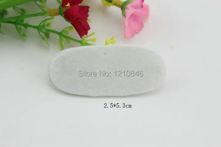 Круглые фетровые накладки для цветов круглые из искусственной ткани белого