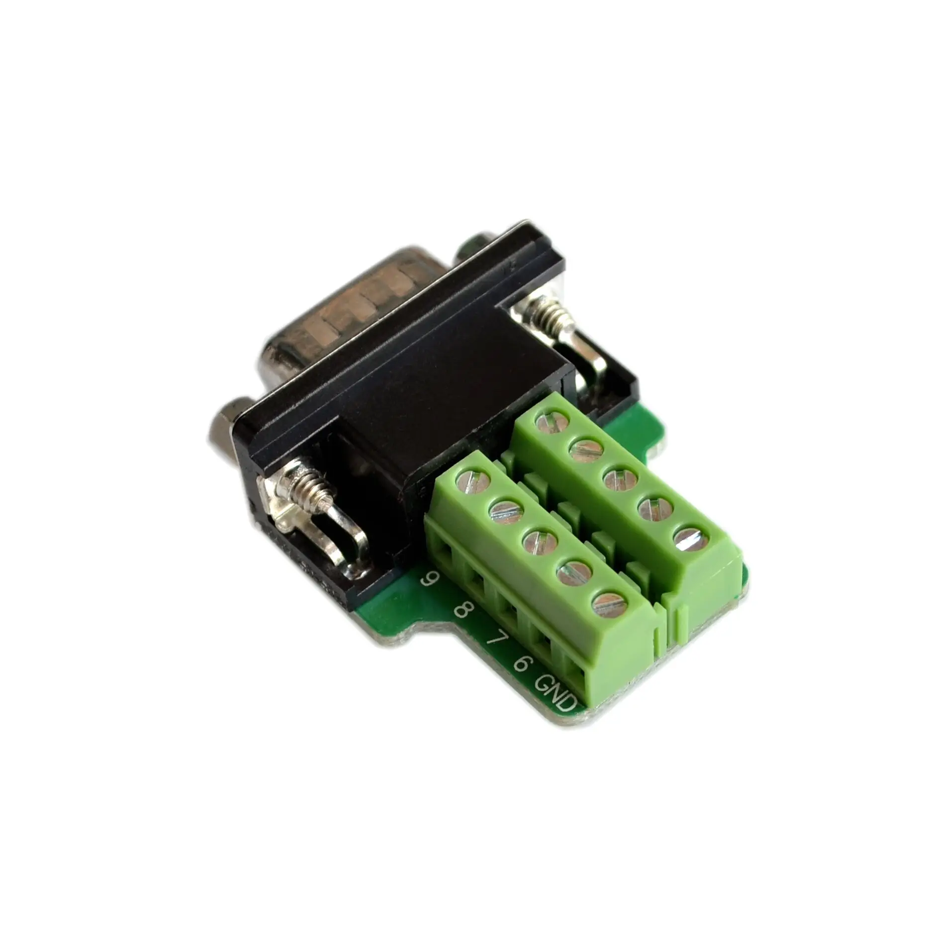 DB9 Серийный COM Бесконтактный припой терминалы RS232 разъем с задней стороной винт
