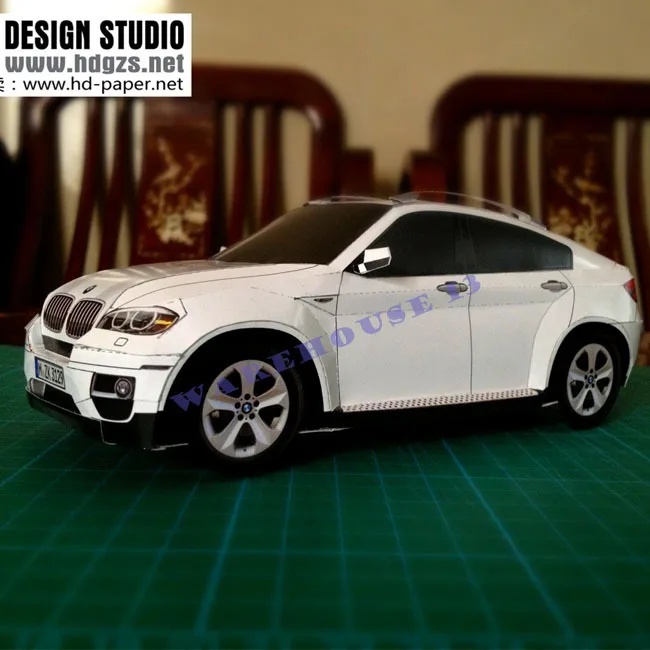 Прибытие бумага модели автомобили X6 внедорожник Simulation1 : 24 весы руководство