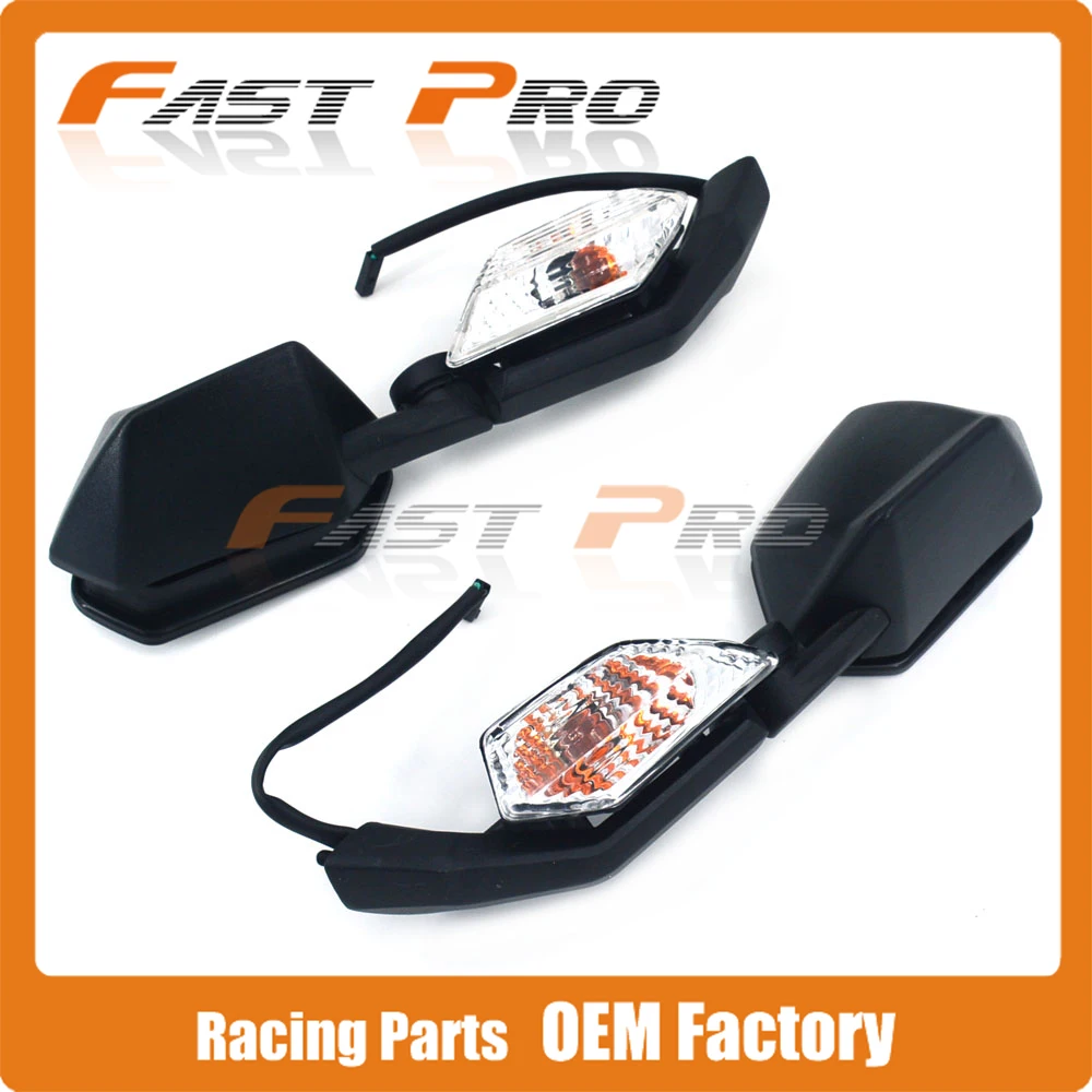 Мотоцикл боковое зеркало заднего вида с указатель поворота для KAWASAKI ZX 10R ZX10R 2008 2009
