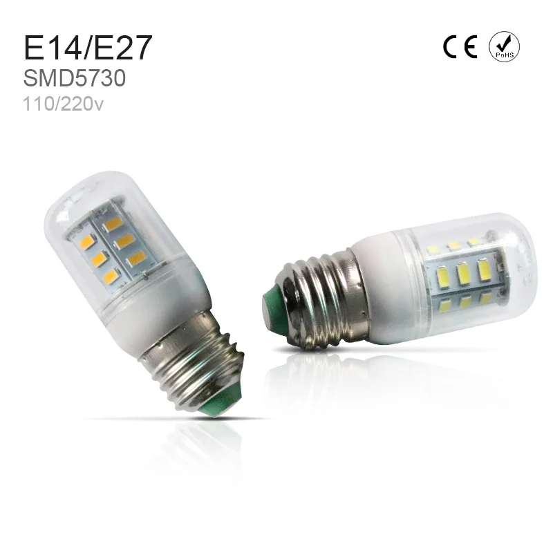 SMD5730 E14 светодиодный индикатор 24 36 48 56 69 72 s E27 220 В Кукуруза лампа люстра для дома