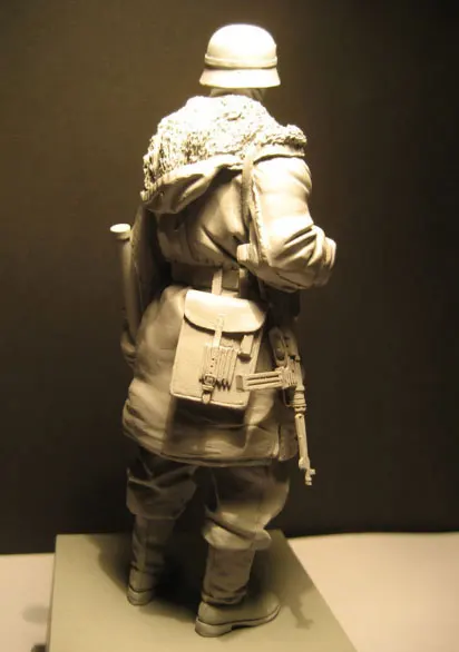 1/16 масштаб неокрашенные смолы фигурка Infantryman Коллекционная | Игрушки и хобби