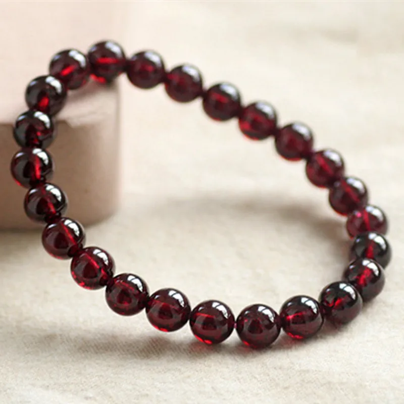 Натуральный цвет красного вина гранатовый браслет|gift bracelet|gift giftsgift jewelry |
