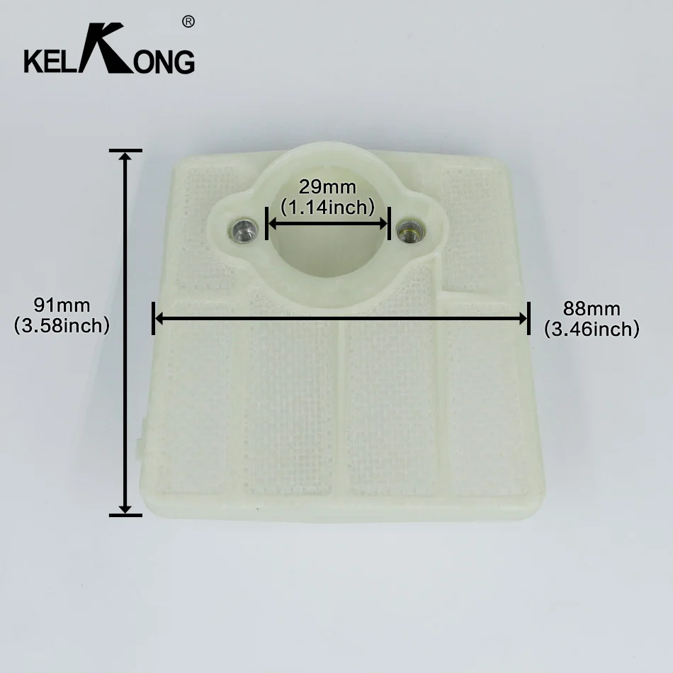 Воздушные фильтры KELKONG 2 шт. для Husqvarna 61 66 181 266 281 288 карбюратор бензопила мотоциклетные Запчасти Замена#501 80 71-05